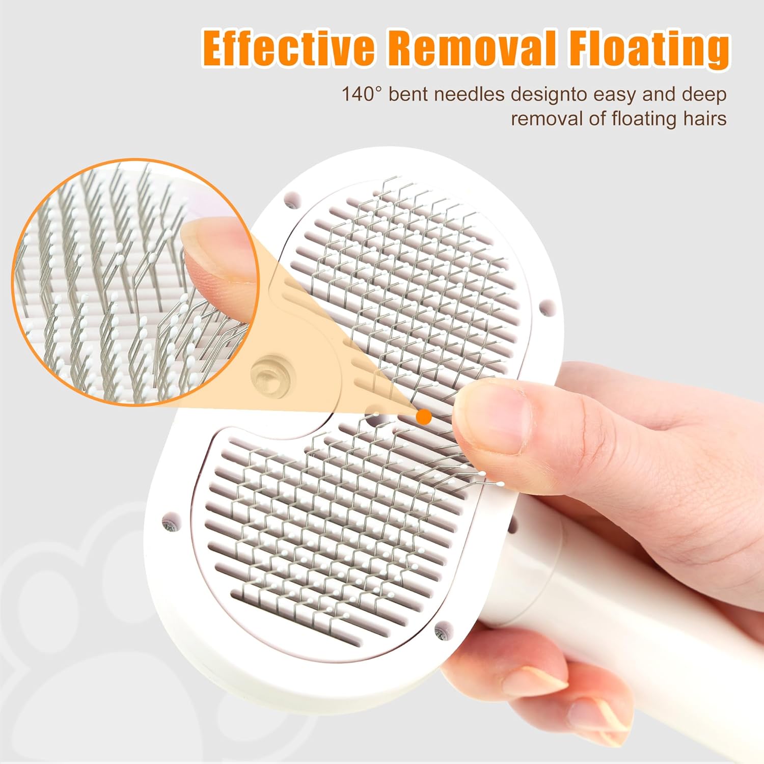 2026 New Upgrade 3-in-1 Pet Steam Brush - Dog Brush for Shedding & Cat Brushes for Indoor Cats - Skin-Friendly, Self-Cleaning Grooming Brush for Dogs & Cats - Hair Removal Tool