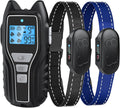 Shock Collar for Dogs 2 Dogs (15-120lbs) 2000FT Dog Shock Collar with Remote Control IPX7 Waterproof Dog Training Collar with Remote 4 Safe Modes Rechargeable Lock Flash Light for All Breeds Silver