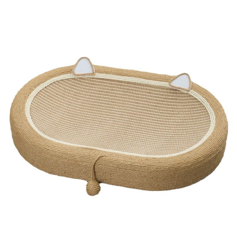 Cat Scratcher Bed 3 in 1 Sisal Cat Scratching Pads Beds Cat Scratchers for Indoor Cats with Anti-Slip